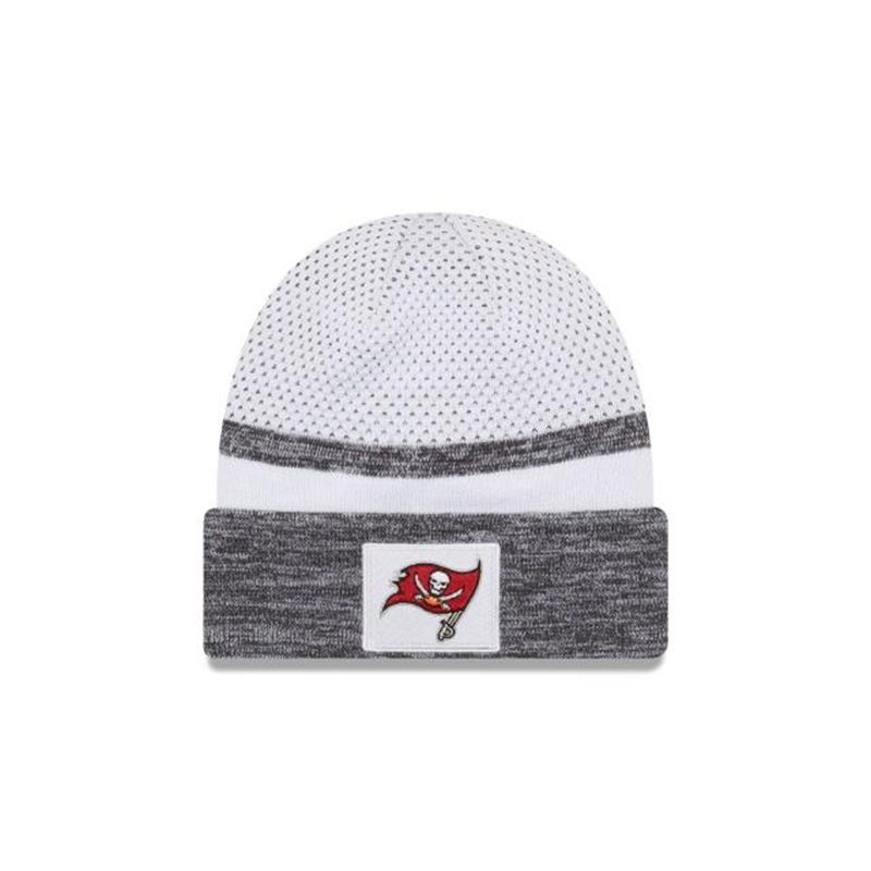 NFL Tampa Bay Buccaneers Super Bowl Lv Sideline Cuff Knit (BKE1902) - White New Era Beanies